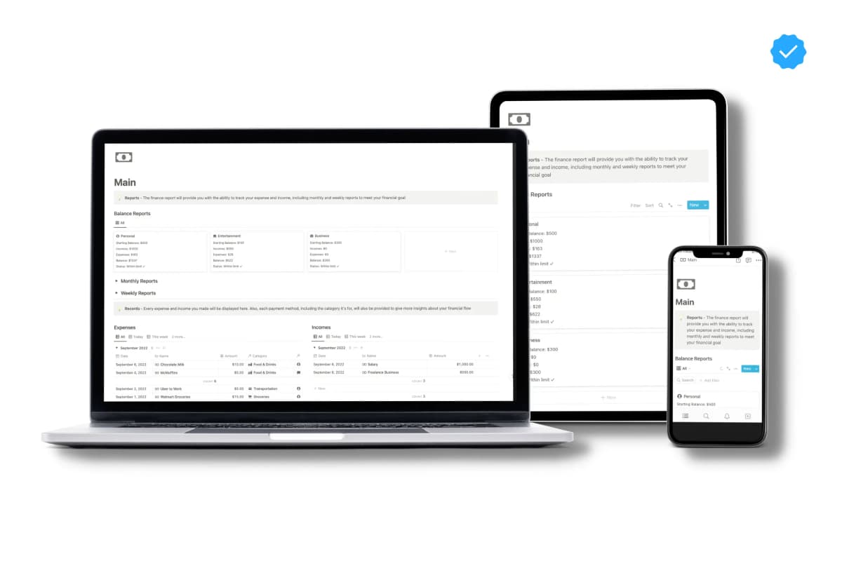 Finance Tracker PRO ✓